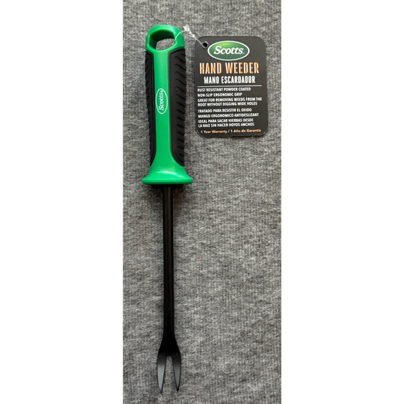 Scotts Hand Weeder Rust Resistent Powder Coated Non Slip Ergonomic Grip - Picture 1 of 5